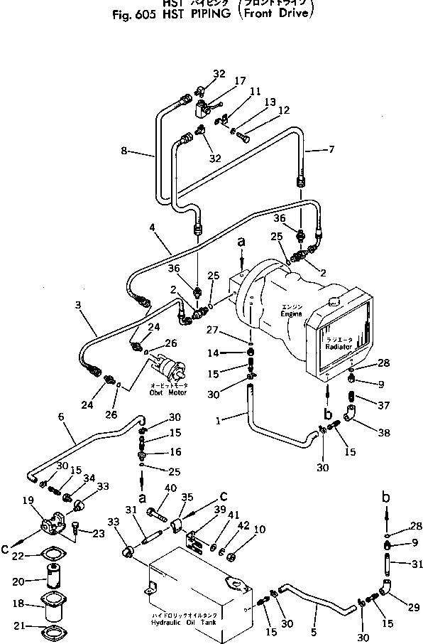 Шланг 258-80-18141 Komatsu