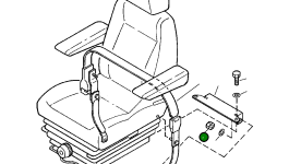 Гайка 255 25 R1 Komatsu