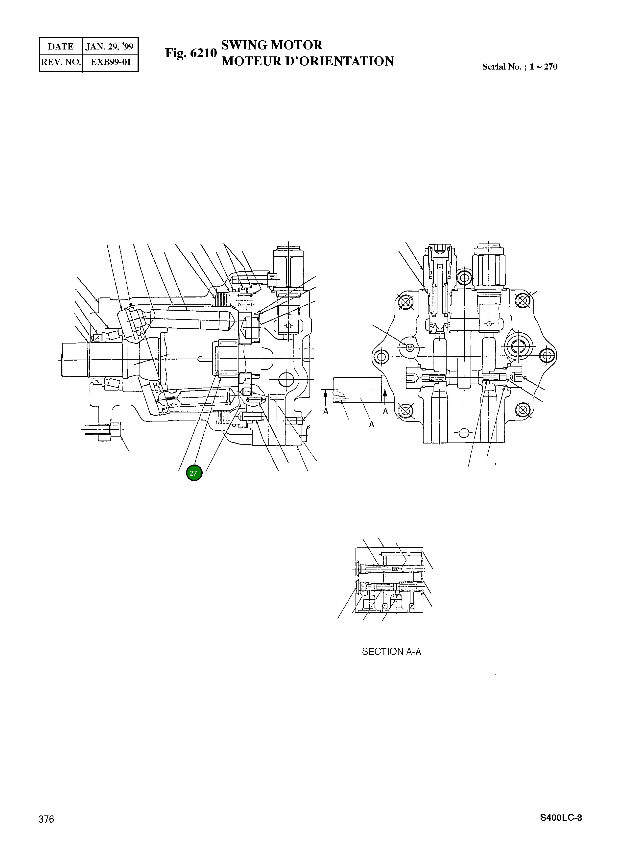 Игольчатый подшипник 0682-136 Komatsu