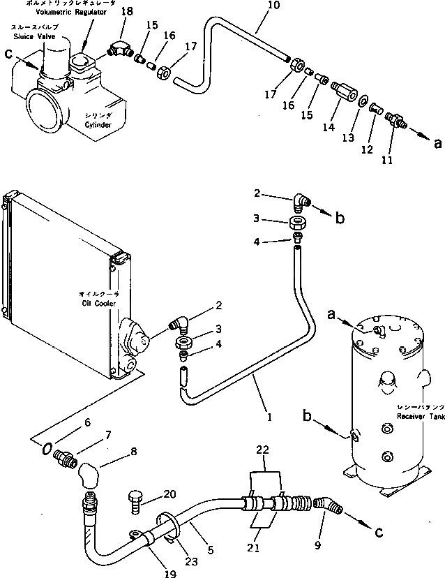 Шланг M711038433200 Komatsu