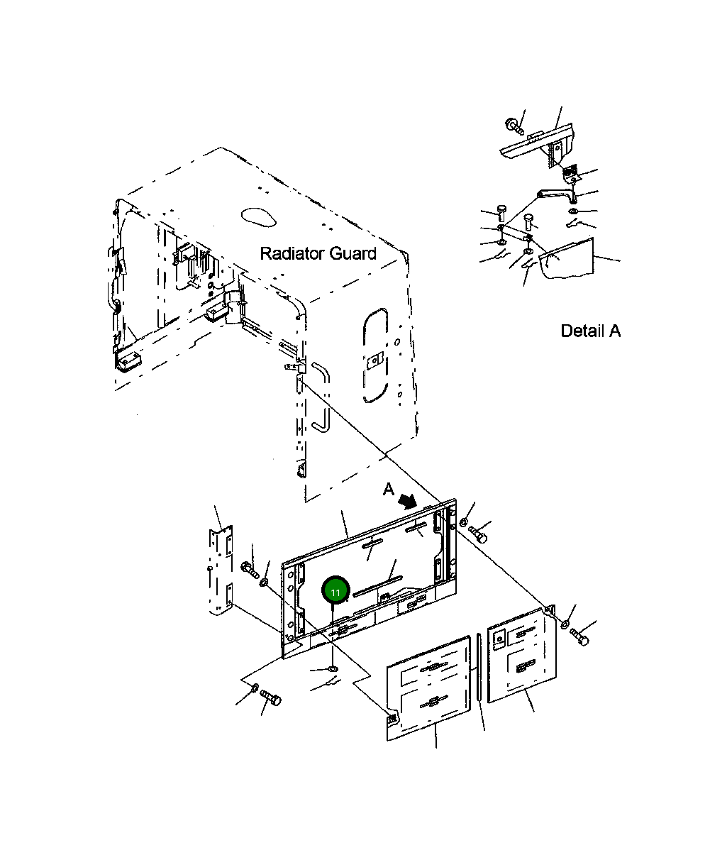 Штанга 428-T86-1670 Komatsu