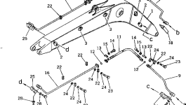 Стрела 205-970-5683 Komatsu