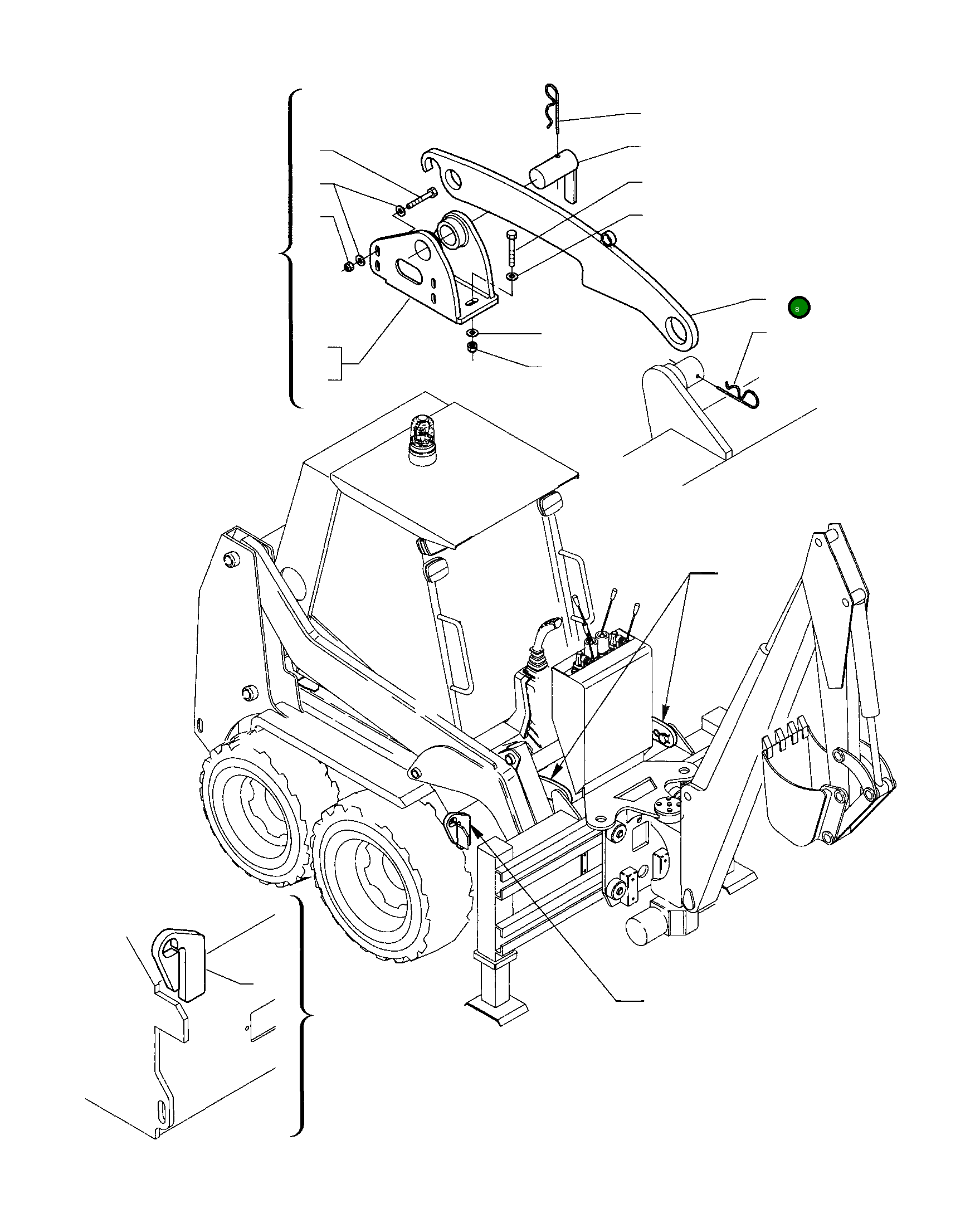 Шатун 338860053 Komatsu