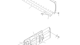 Отвал (сварной) 104-72-52100 Komatsu