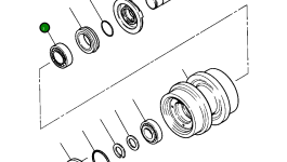 Конический роликовый подшипник в сборе 625 741 C91 Komatsu