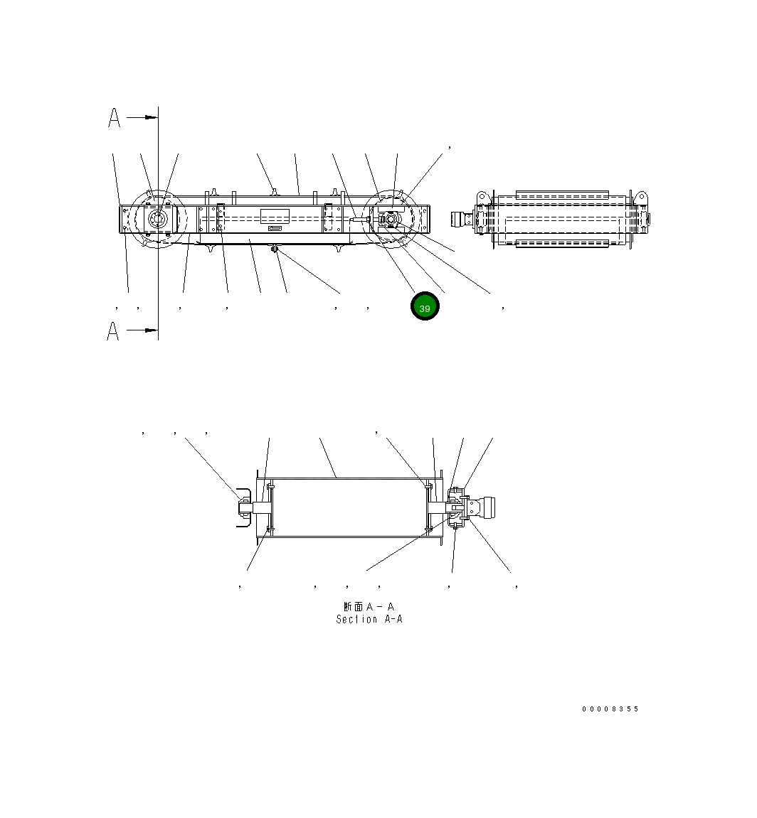 Гайка MFK0000471 Komatsu