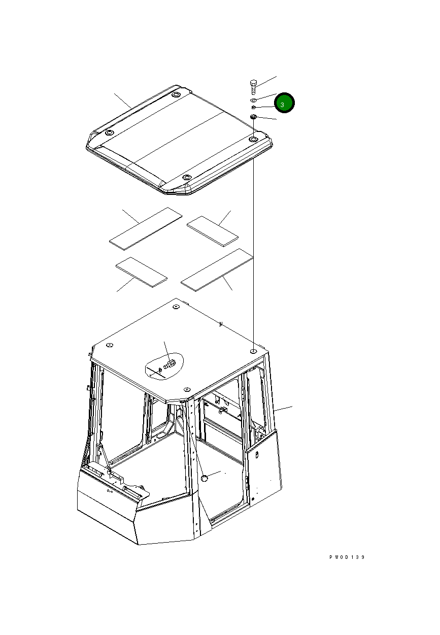 Шайба 424-926-3390 Komatsu