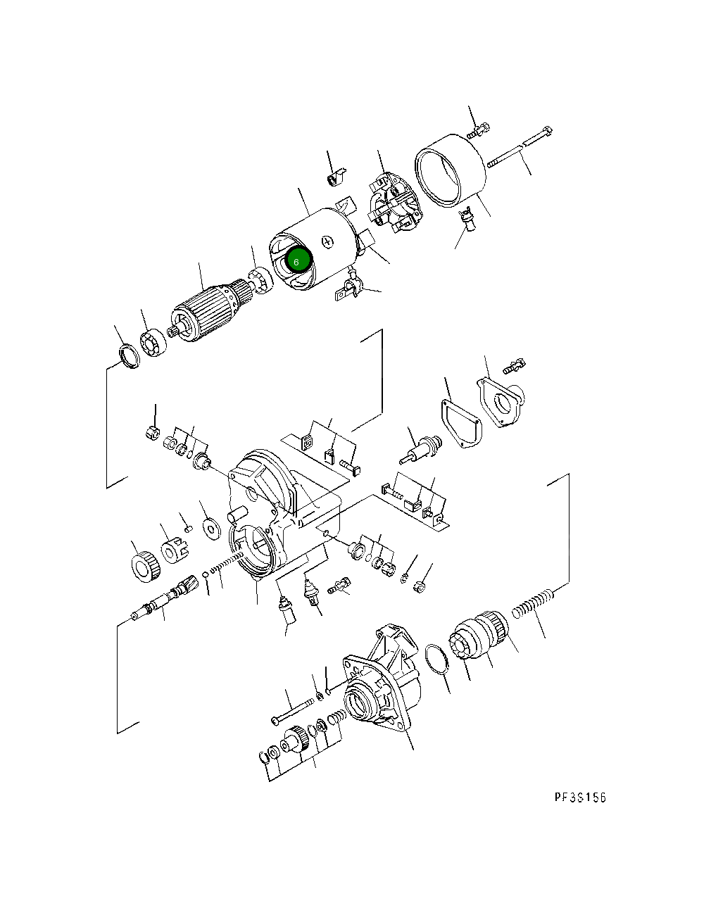 Шариковый подшипник ND128955-1050 Komatsu