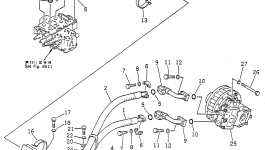 Шланг 07119-01227 Komatsu