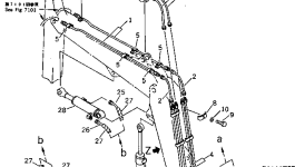 Шланг 07096-00411 Komatsu