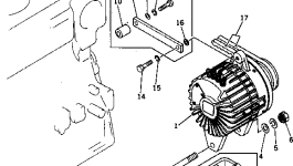 Кронштейн 6686-23-6312 Komatsu