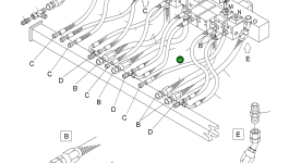 Шланг в сборе DN 20x1820 516 456 98 Komatsu