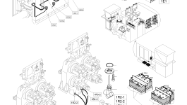Комплект нагревательной пластины аккумулятора 906 426 40 Komatsu