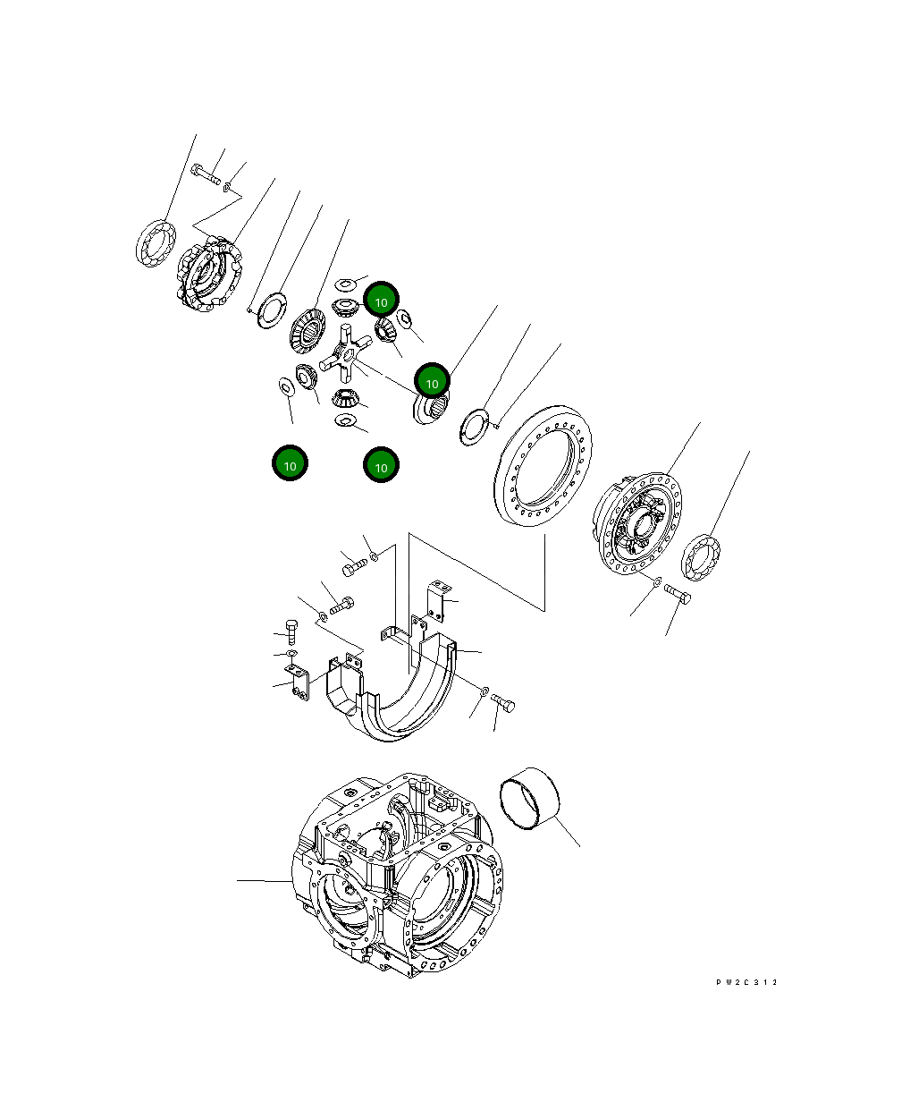 Шайба 423-23-31690 Komatsu