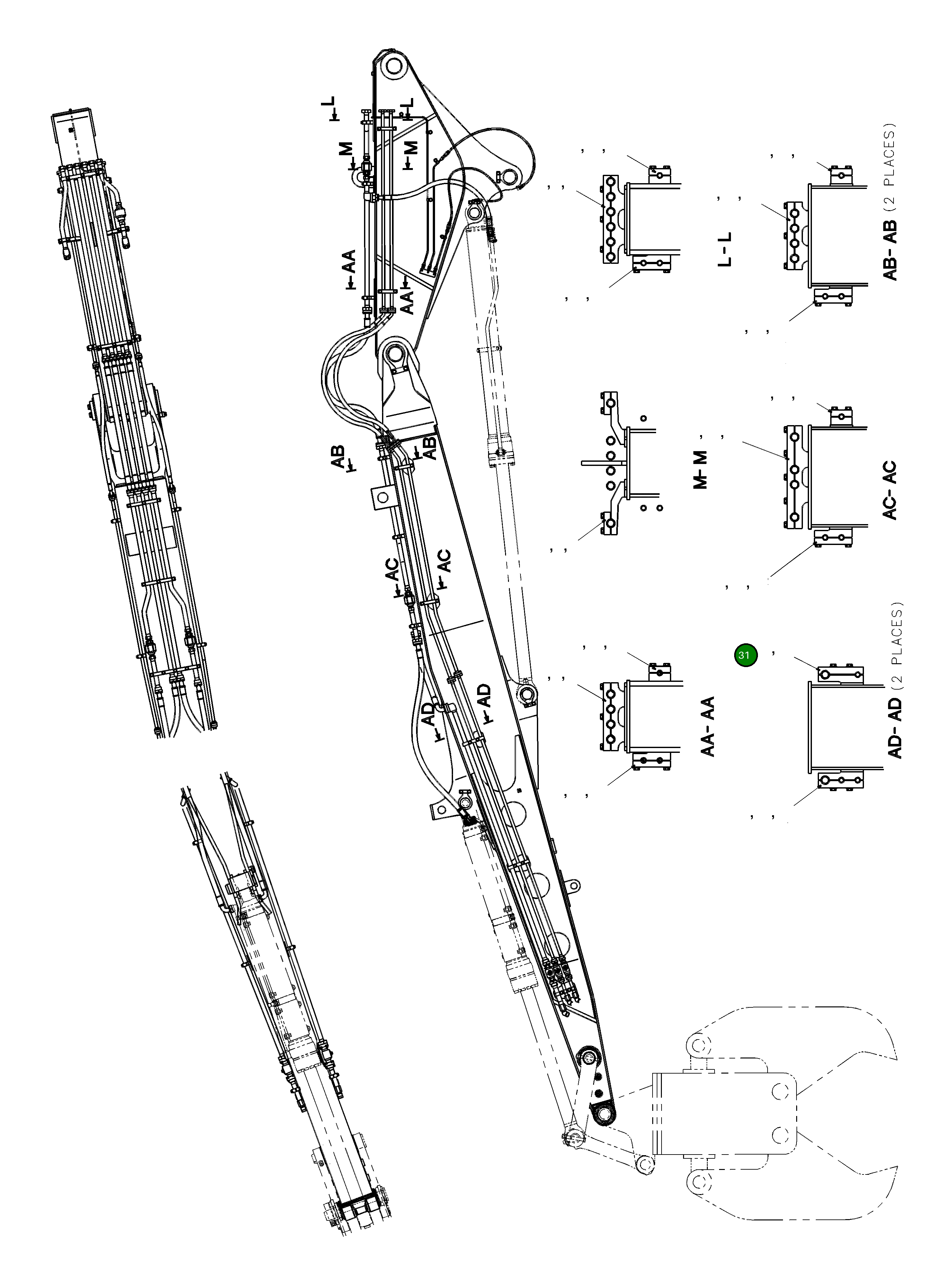 Хомут KV-B27-4190 Komatsu