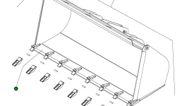 Отвал 416-71-H2300 Komatsu