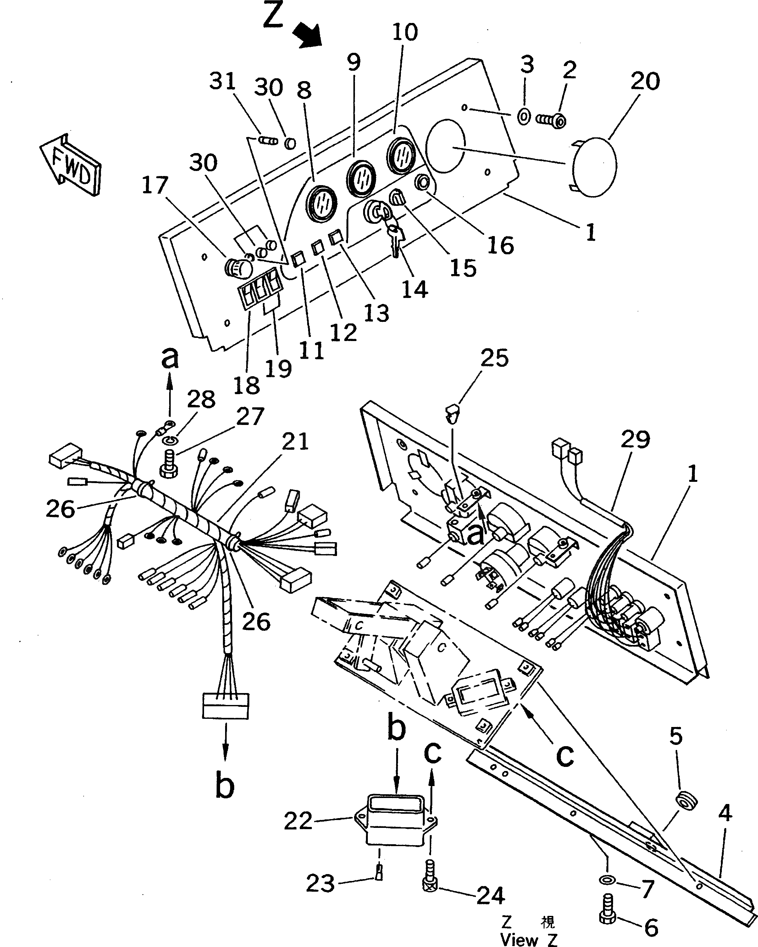 Кронштейн 114-X11-1770 Komatsu