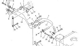Шланг 207-62-51552 Komatsu
