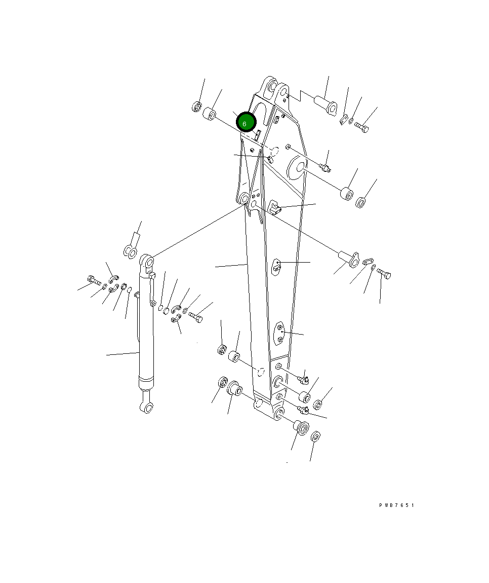 Сиденье 208-70-65790 Komatsu