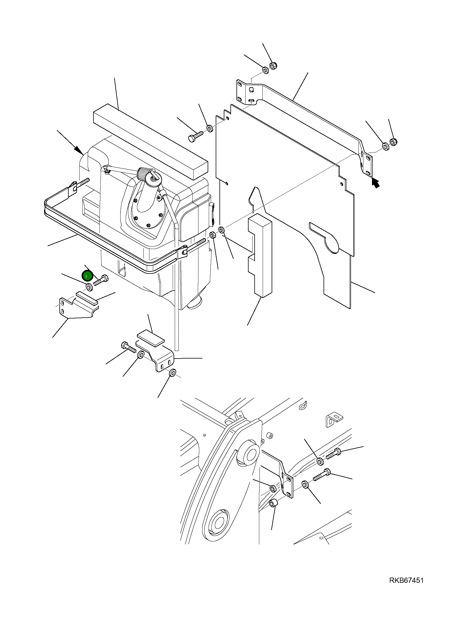 Ремень в сборе 42N-60-11910 Komatsu