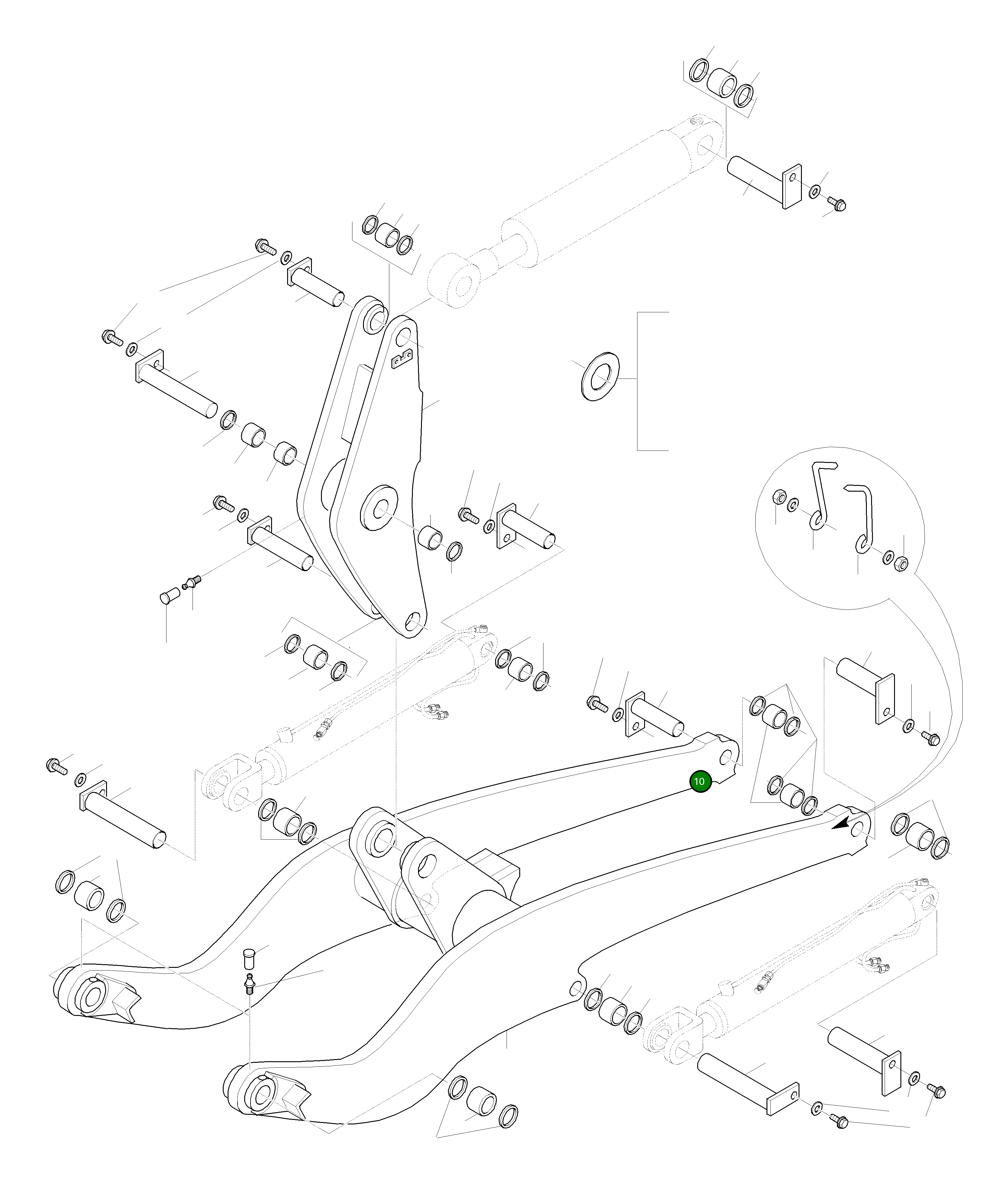 Втулка 42W-70-11B90 Komatsu