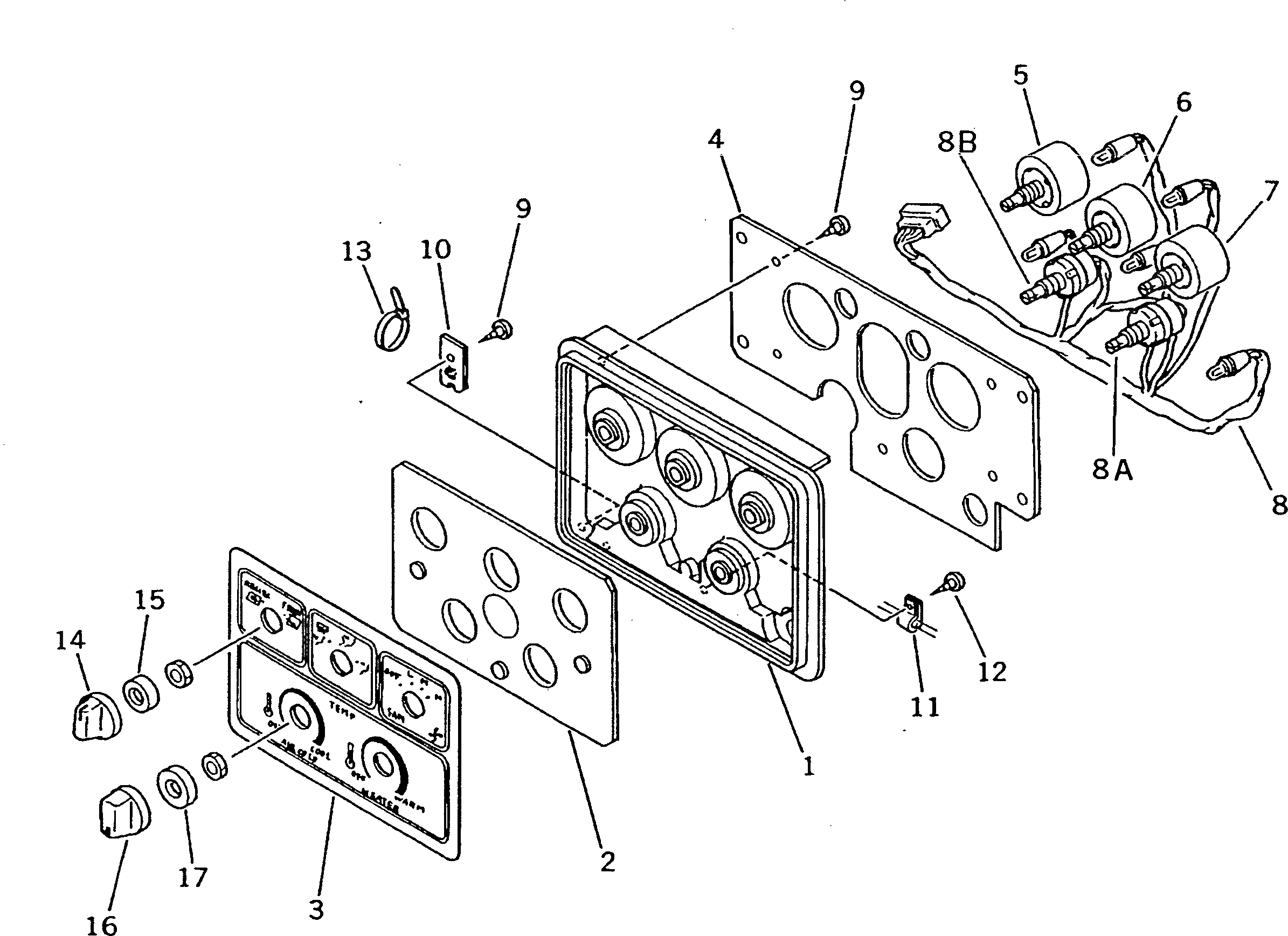 Пластина 195-Z11-6950 Komatsu