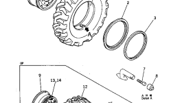 Шина 232-30-13110 Komatsu