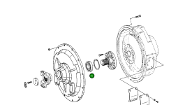 Шариковый подшипник 0750 116 221 Komatsu