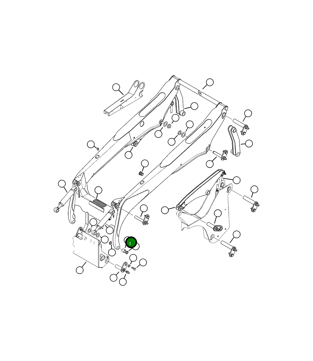 Втулка 3A1-70-11430 Komatsu