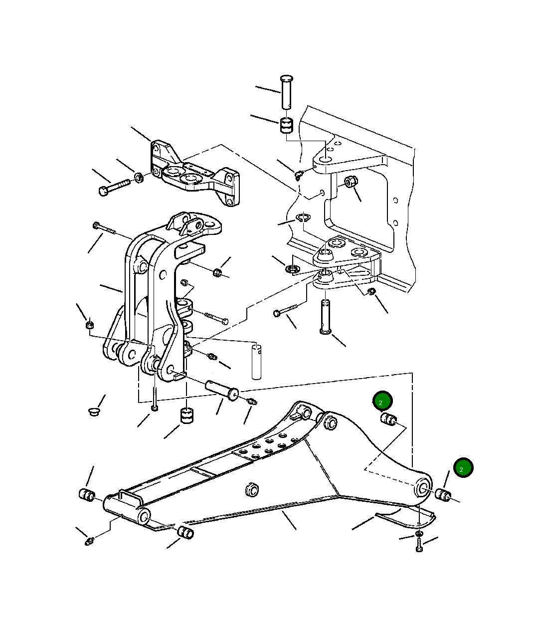 Втулка 500210034 Komatsu