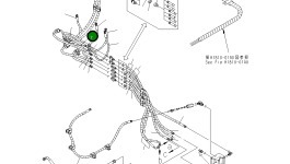 Шланг в сборе, 1500MM 21M-62-21930 Komatsu