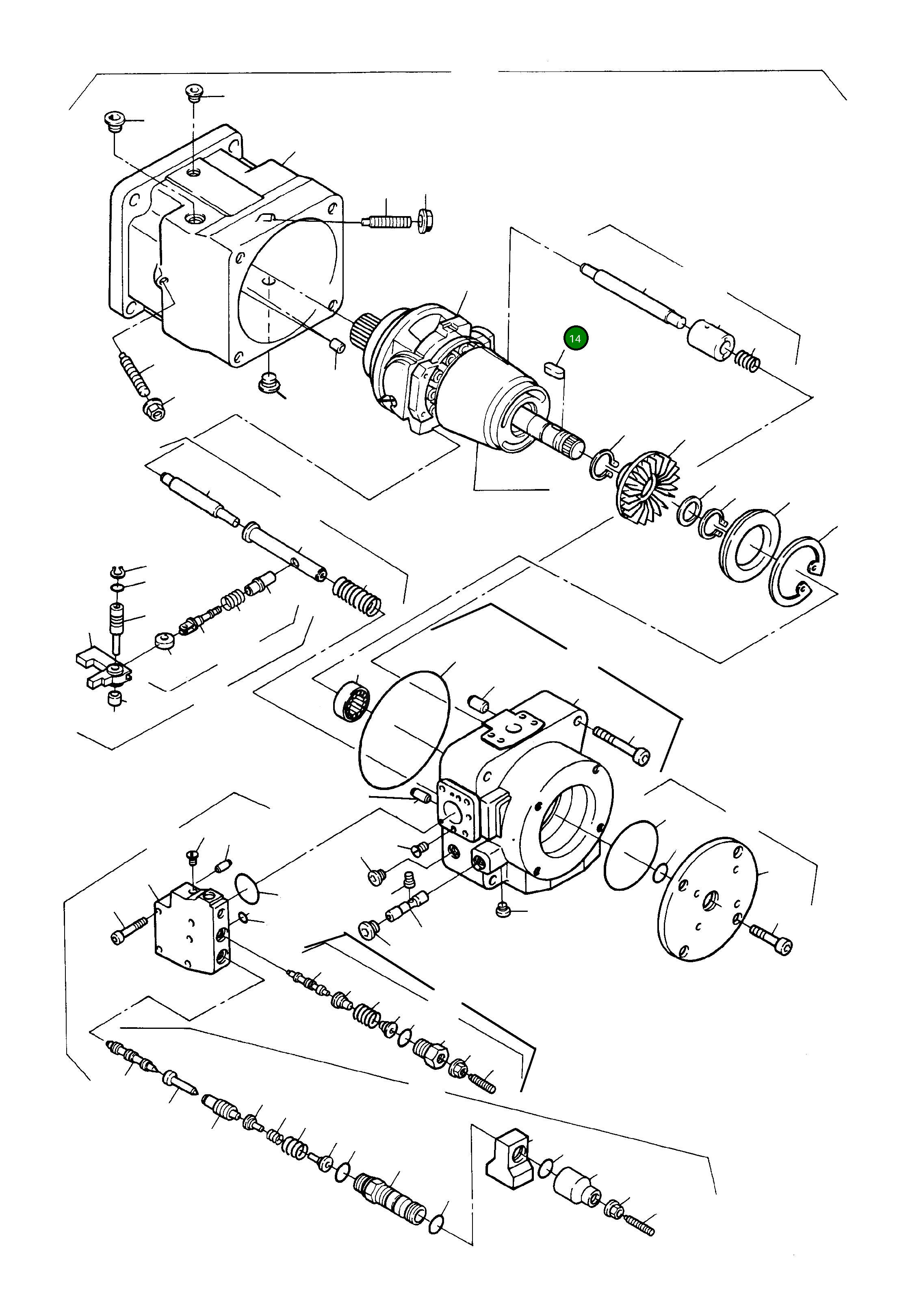 Шпонка призматическая 354 273 99 Komatsu