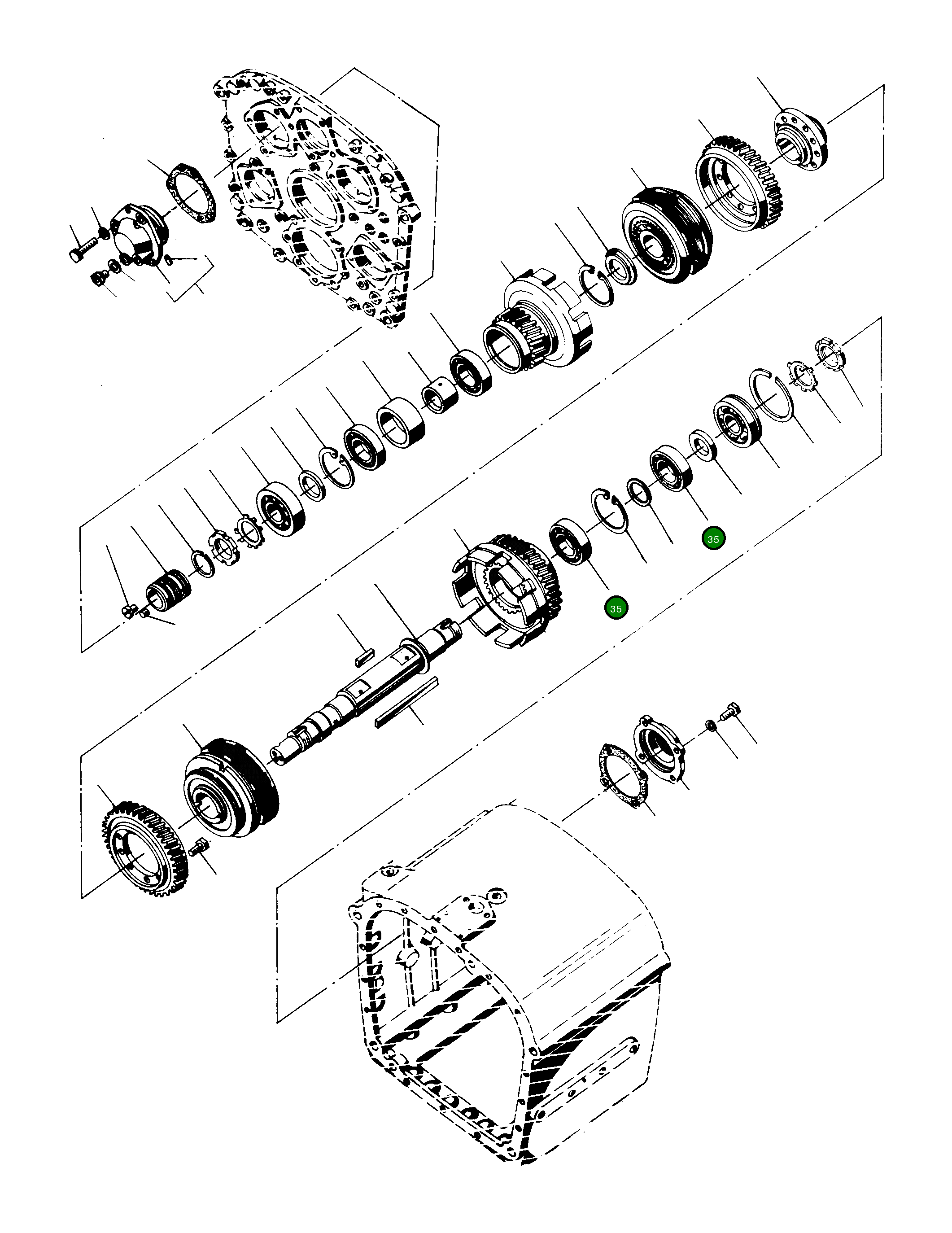 Комплект шарикоподшипника 3002237X1 Komatsu
