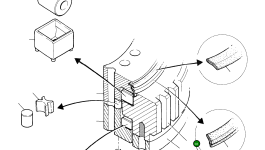 Обойма подшипника 517 627 40 Komatsu