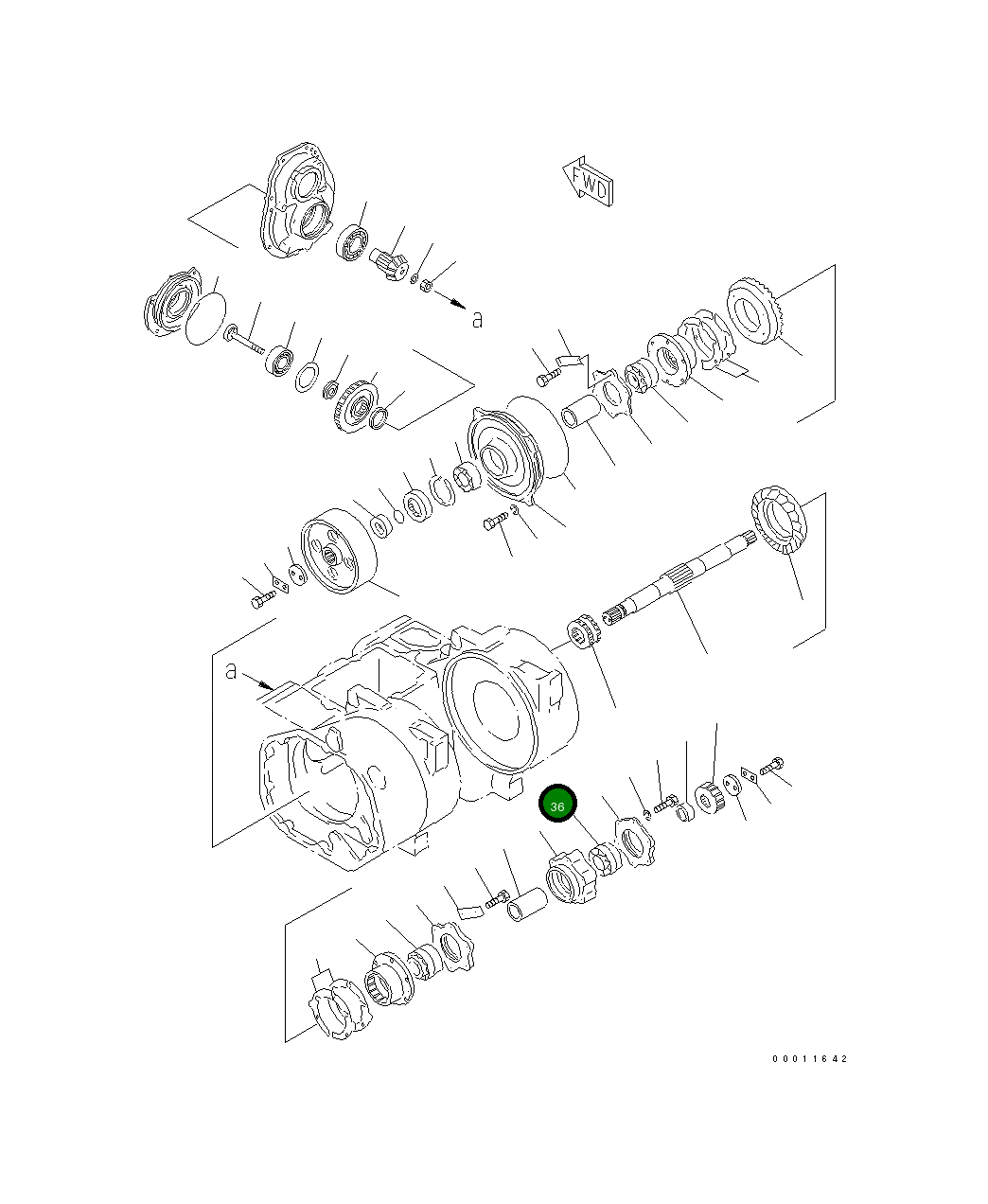 Шариковый подшипник 101-Z61-1450 Komatsu
