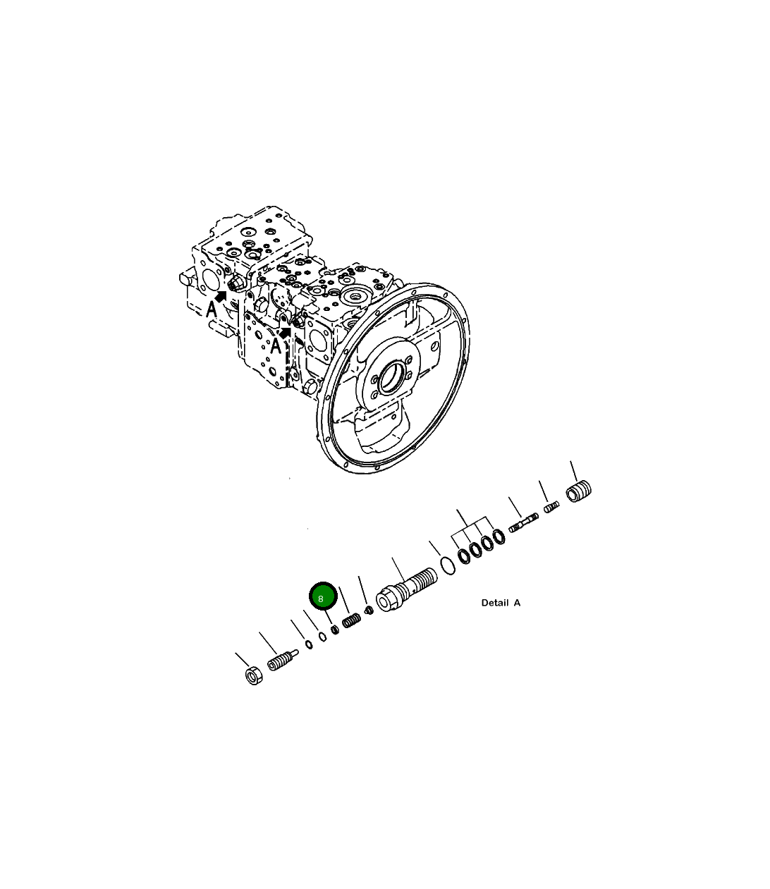 Сиденье 708-2l-35341 Komatsu