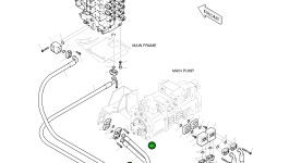 Шланг 1150L 2184-1100D232 Komatsu