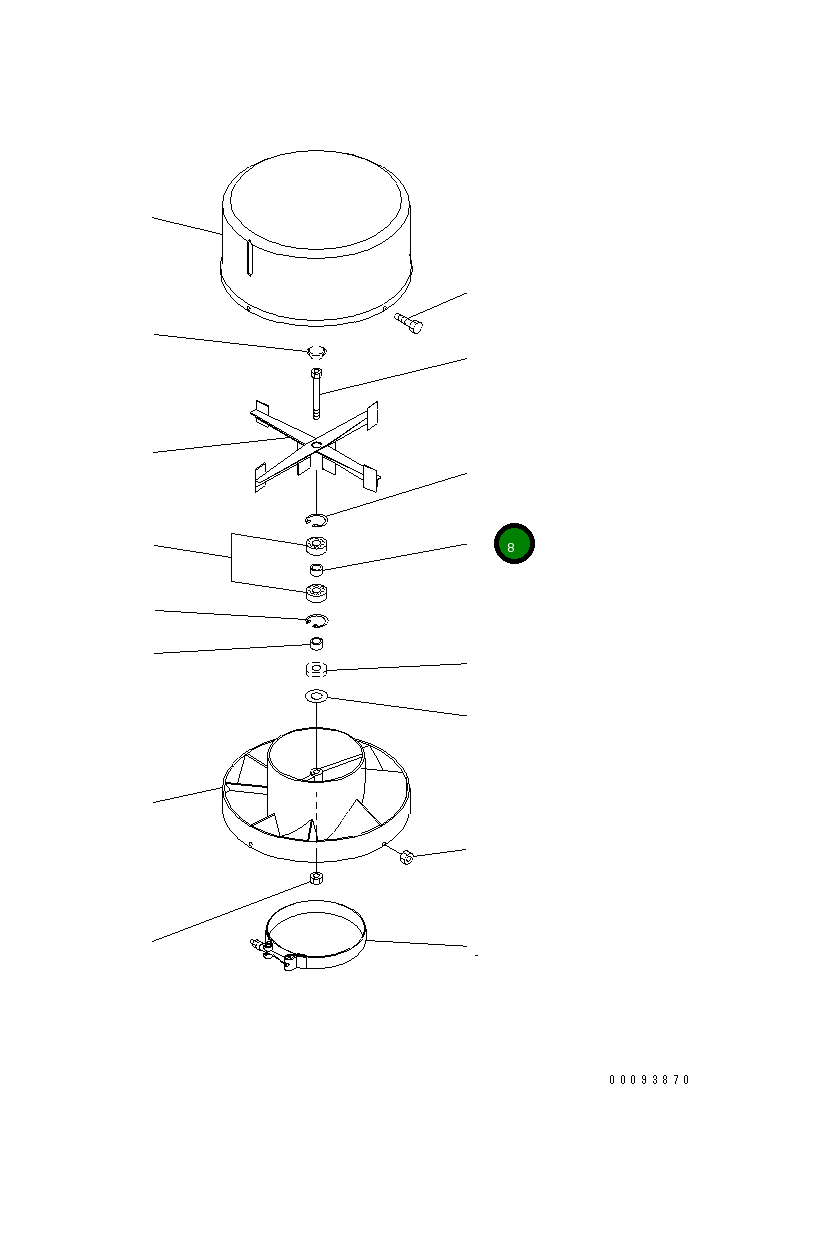 Втулка 418-U12-3190 Komatsu