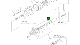 Шпонка 23B-62-12250 Komatsu
