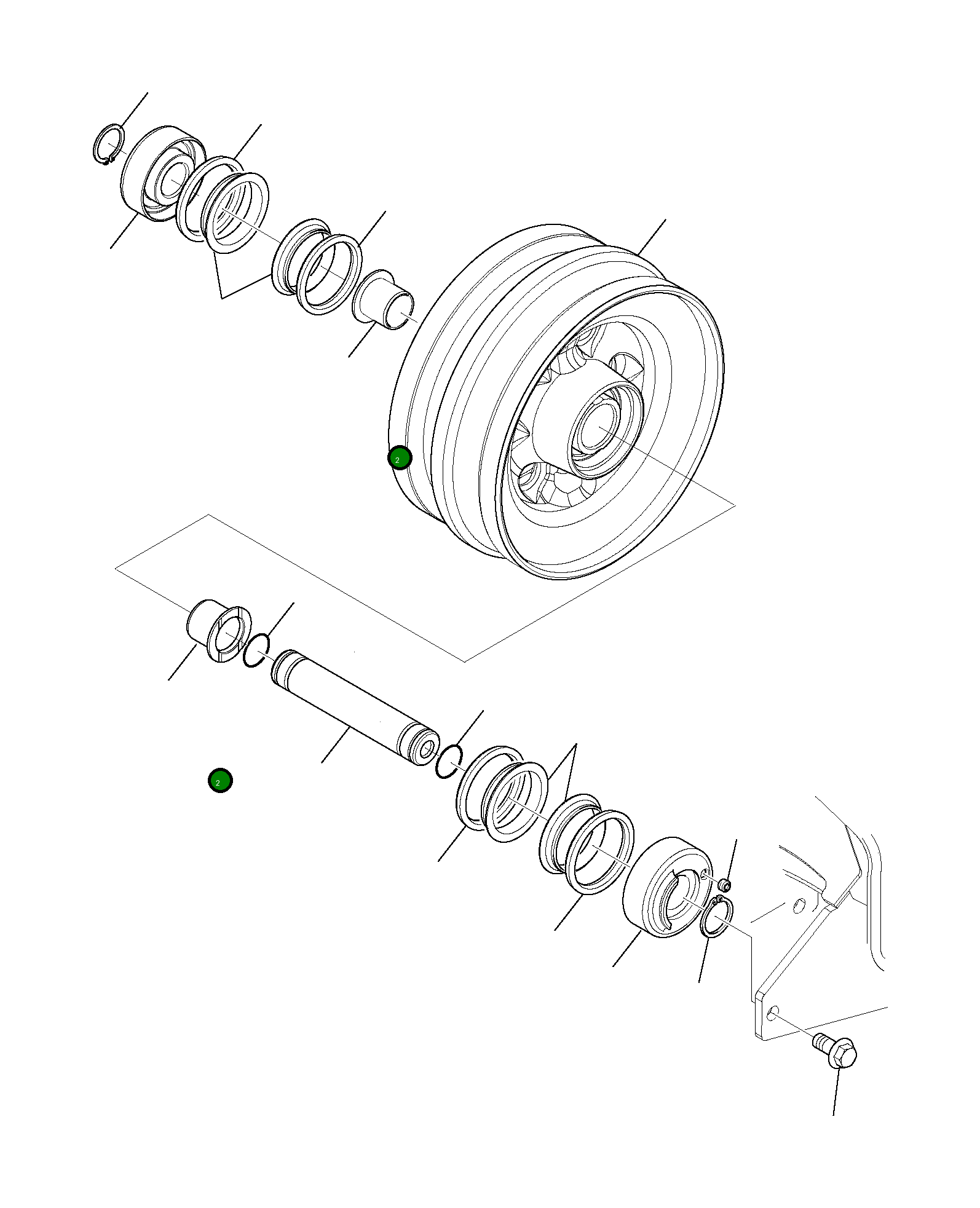 Втулка 37B-22-12030 Komatsu