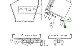 Регулировочная штанга (задняя часть выпускного короба) EB7747 Komatsu