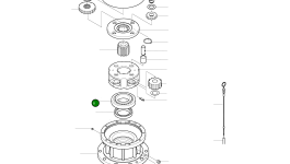 Роликовый подшипник 109-00174 Komatsu