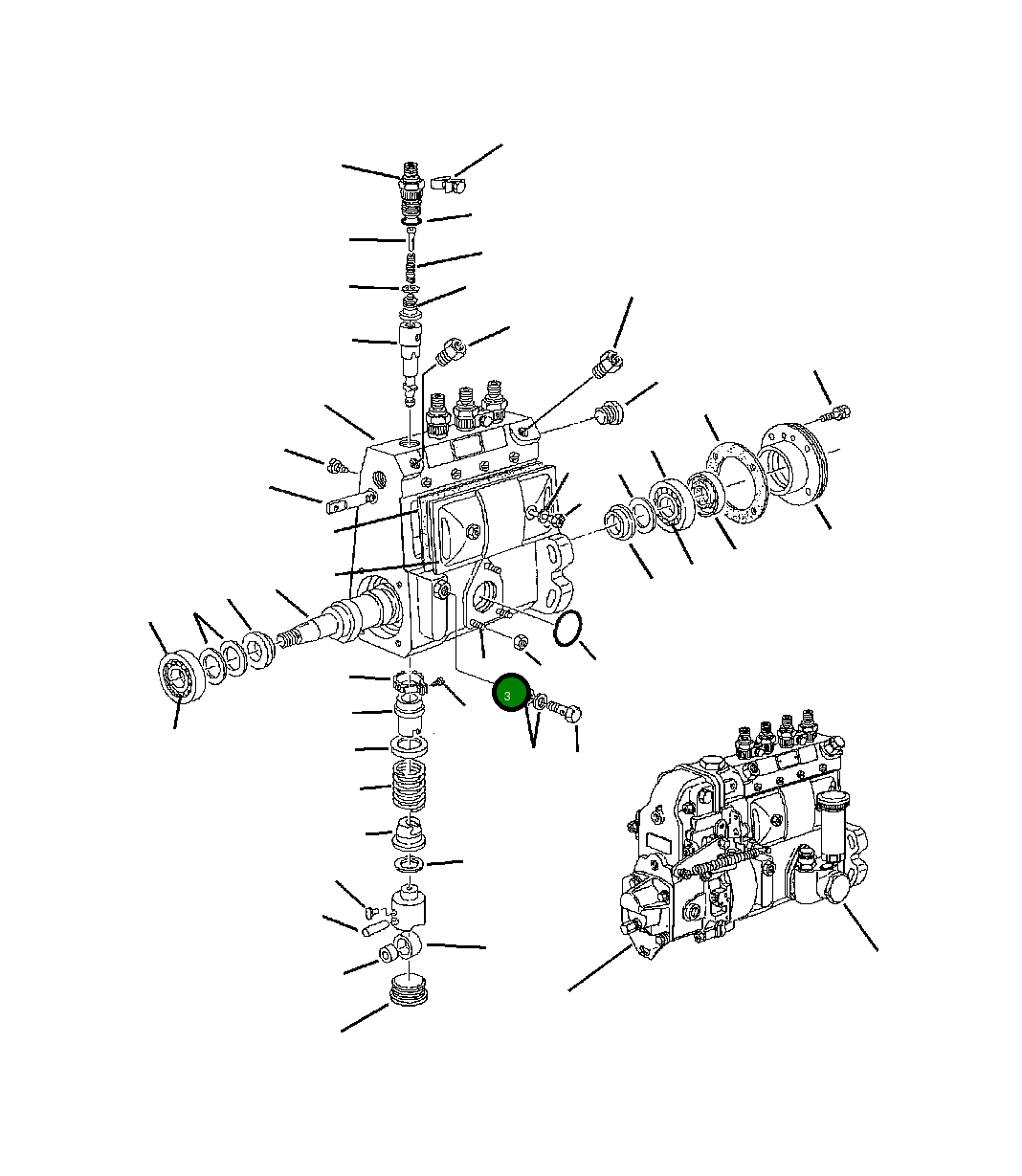 Шпилька YMX02904-06020 Komatsu