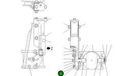 Гайка MY0111-0605 Komatsu