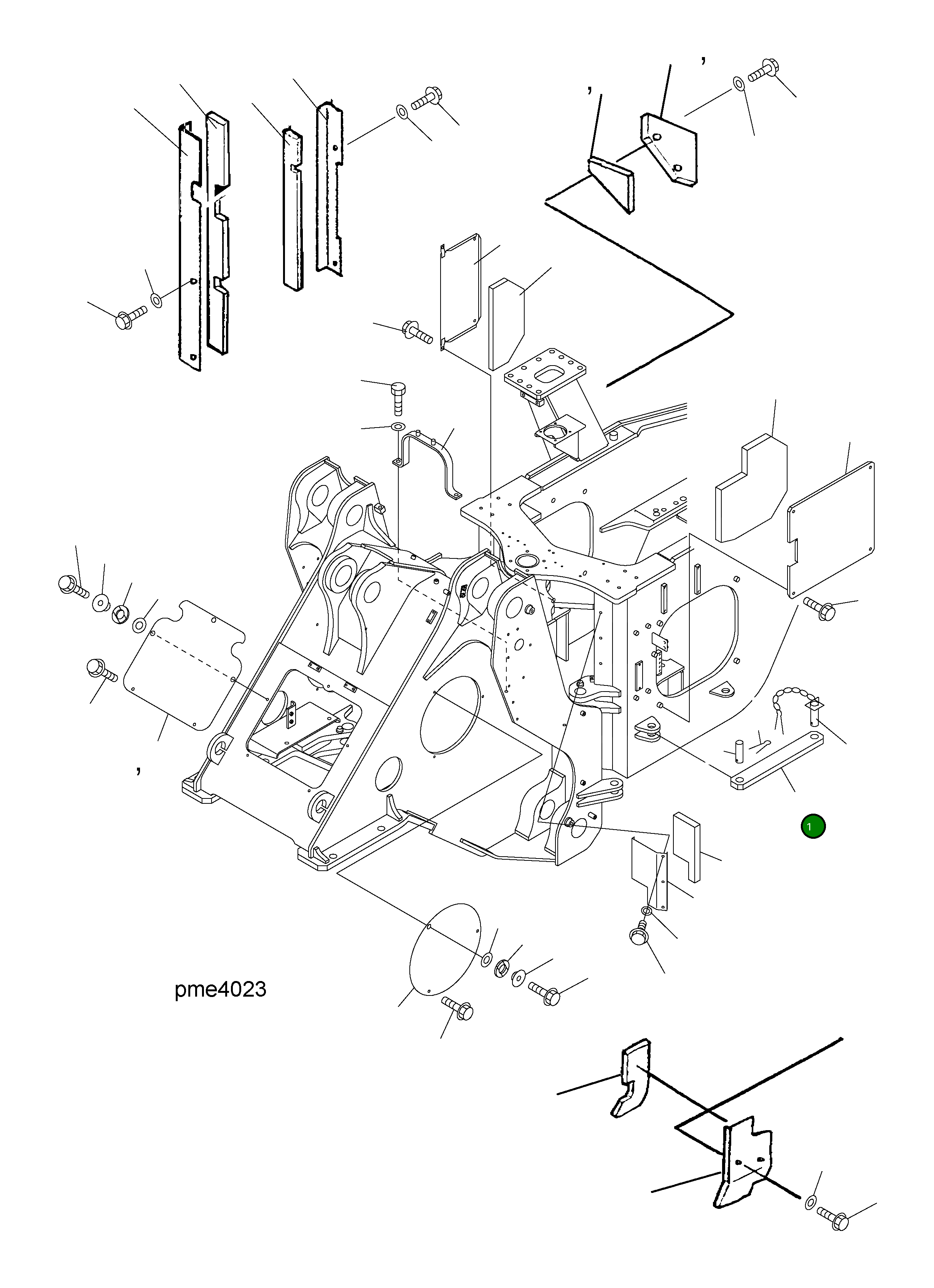 Штанга 425-46-H4110 Komatsu