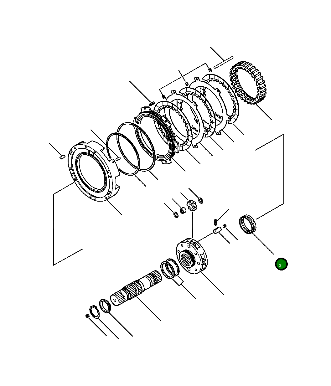 Втулка 425-15-12860 Komatsu