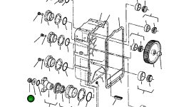 Стопорная гайка - 1-1/2NF 18 583 R1 Komatsu
