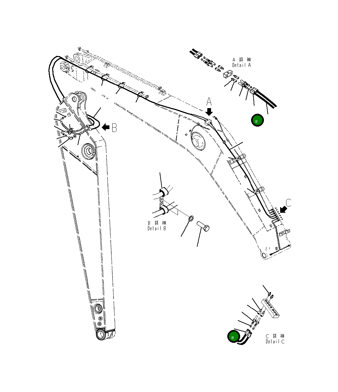 Гайка 20Y-963-B440 Komatsu