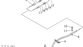 Шланг 1900MM 20Y-62-23570 Komatsu