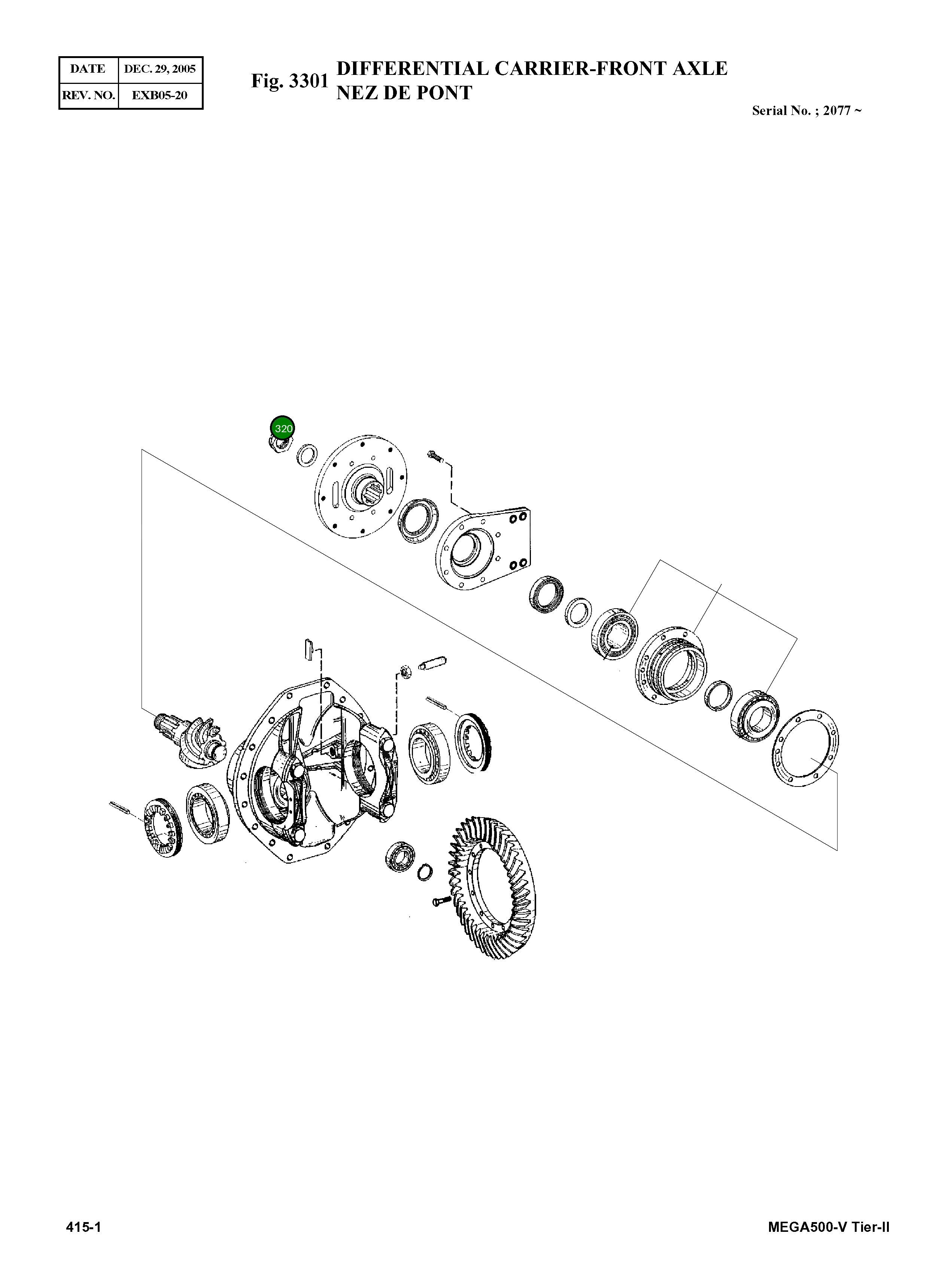 Гайка K9000250 Komatsu